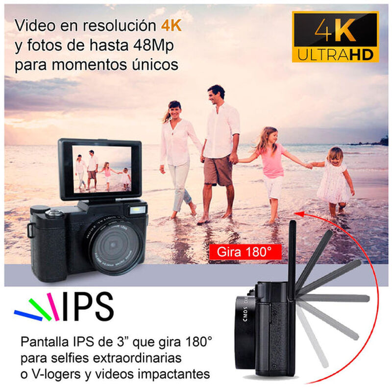 Cámara Digital Vak RF 3 Lcd 48mp Zoom Óptico 4... image number null