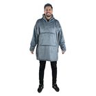 Pijama Adulto Unitalla Sudadera Cobija Gris Claro