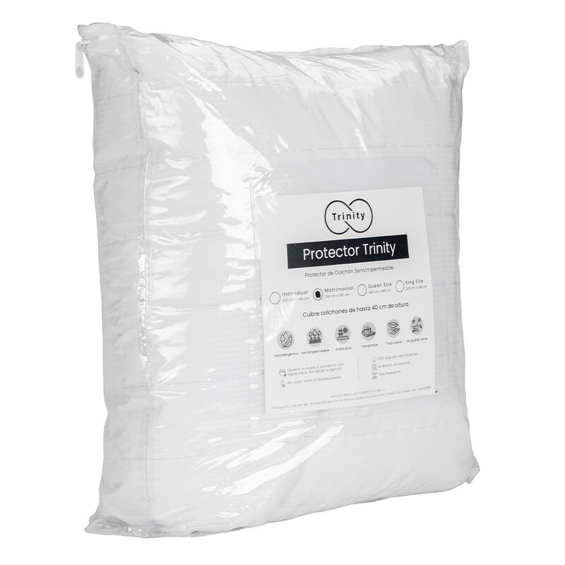 Protector de Colch&oacute;n Impermeable Matrimonial Tr... image number null
