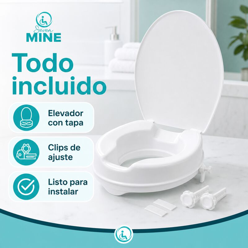Incremento Aumento de Asiento para Ba&ntilde;o con Tap... image number null