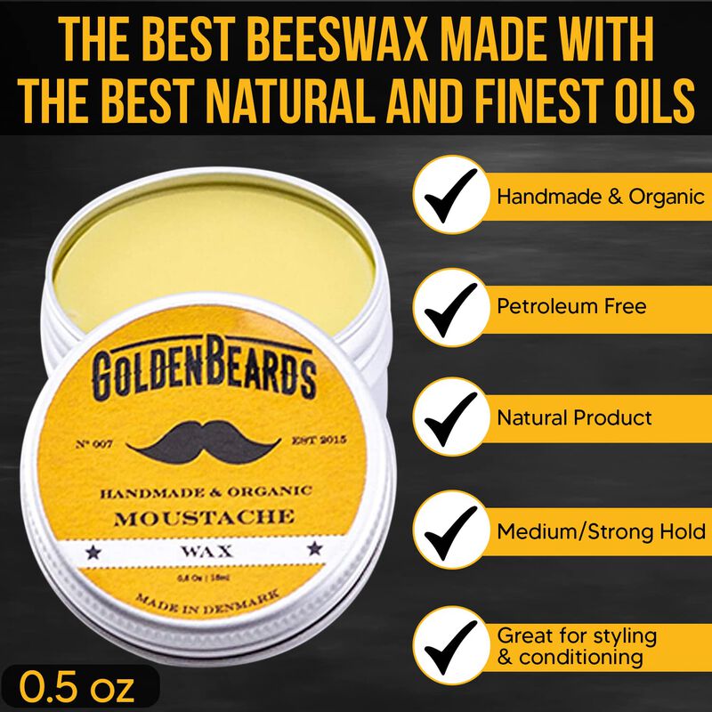 Kit De Cera Para Bigotes Golden Beards Kobenhav... image number null