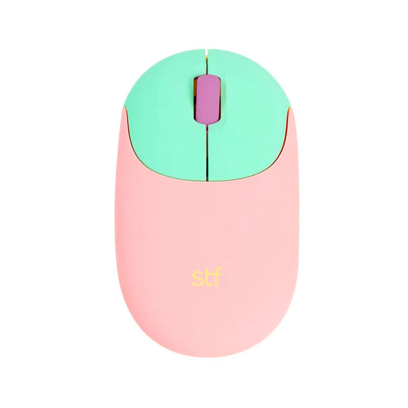 Stf Viva Kit Teclado + Mouse Inal&aacute;mbrico Rosa image number null