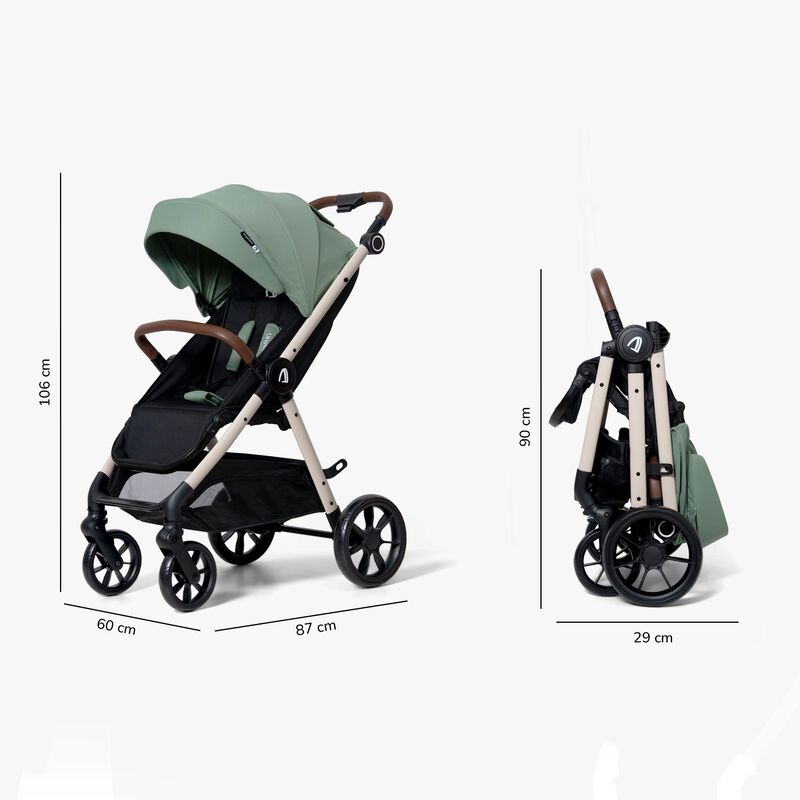 Carriola Compacta Unyotons K6 Verde Plegable image number null