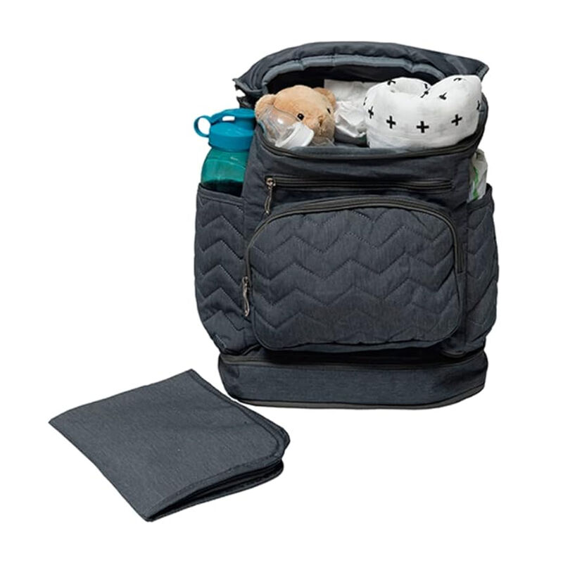 Pañalera Backpack Chiqui Mundo Chic Gris image number null