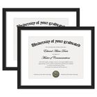 Portarretratos Para Diplomas Upsimples 23 &times; 30 cm Negro (2 Unidades)