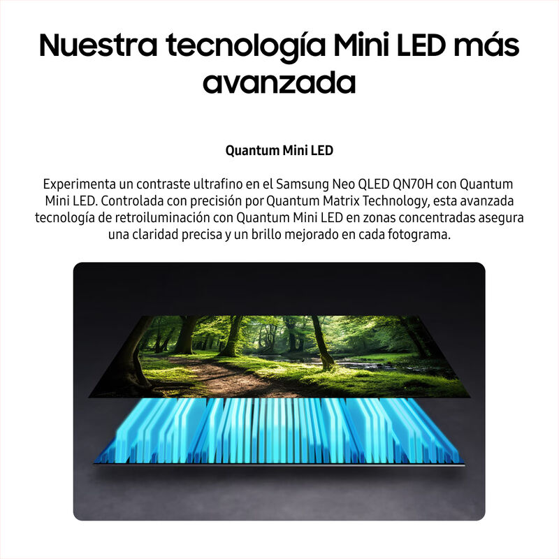 Pantalla Samsung 55" Neo Qled Qn70h 4k Smart Tv... image number null