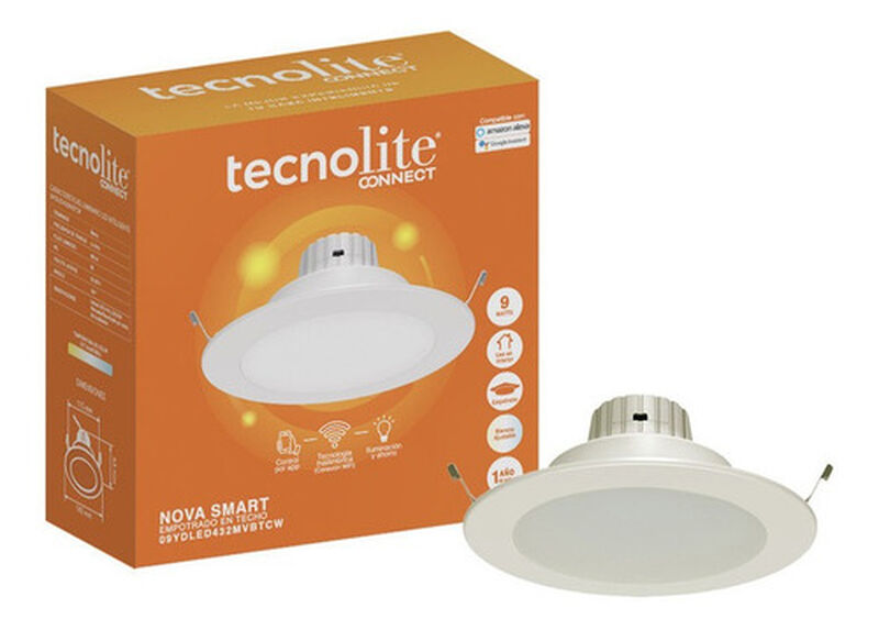 Lampara Inteligente Wifi Empotrable Plafon Tecn... image number null