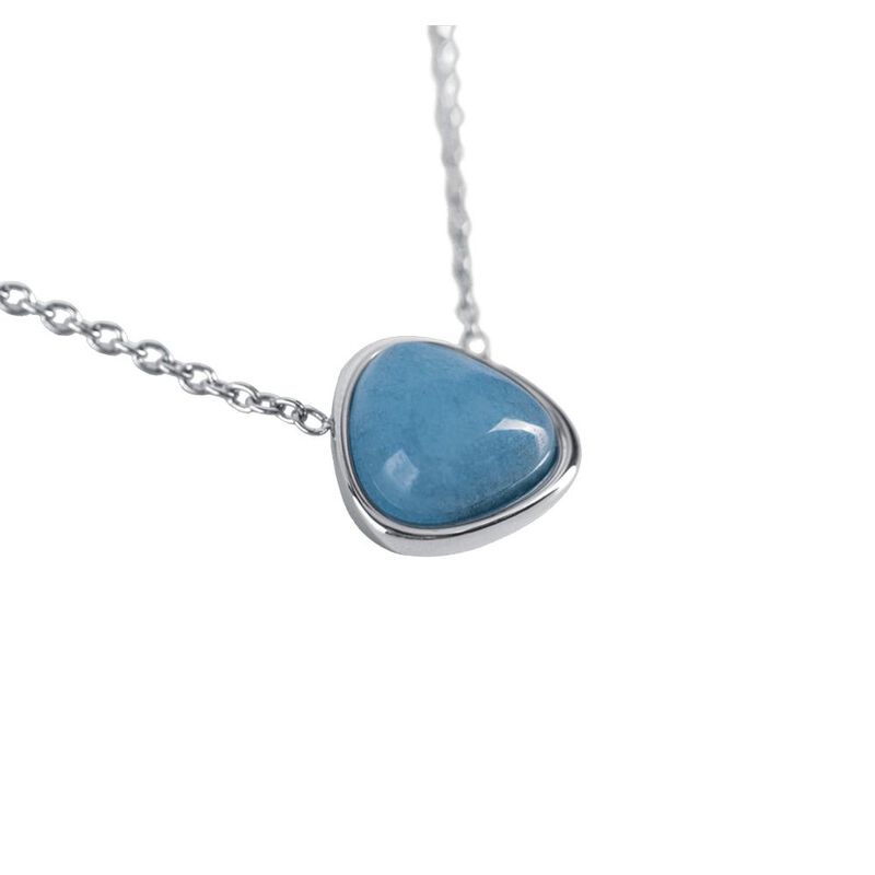 Luckyly Collares Mujer Acero Inoxidable, Cuarzo... image number null