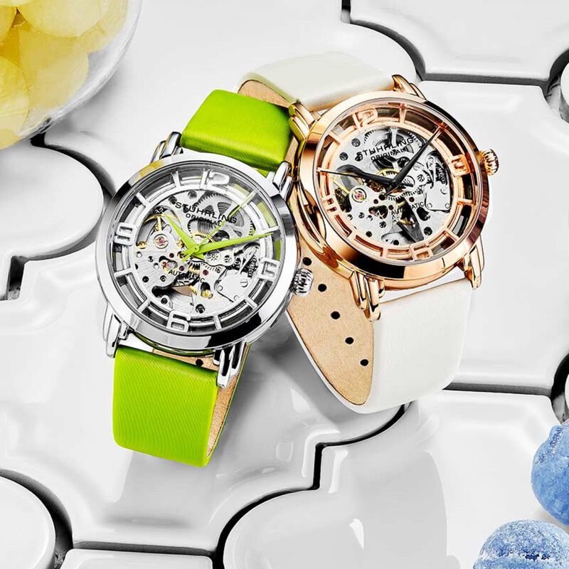 Reloj Stuhrling para mujer 3982.2automático ske... image number null