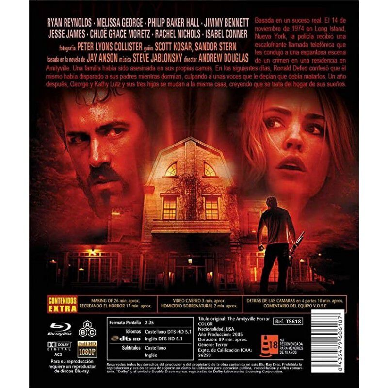 La Morada Del Miedo [blu-ray] (2005) El Horror ... image number null