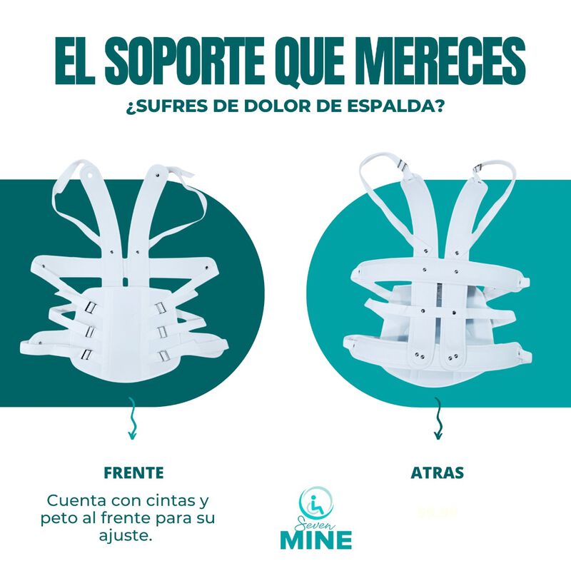 Corset Tipo Taylor Bk-116 | Faja Ortopedica Dor... image number null