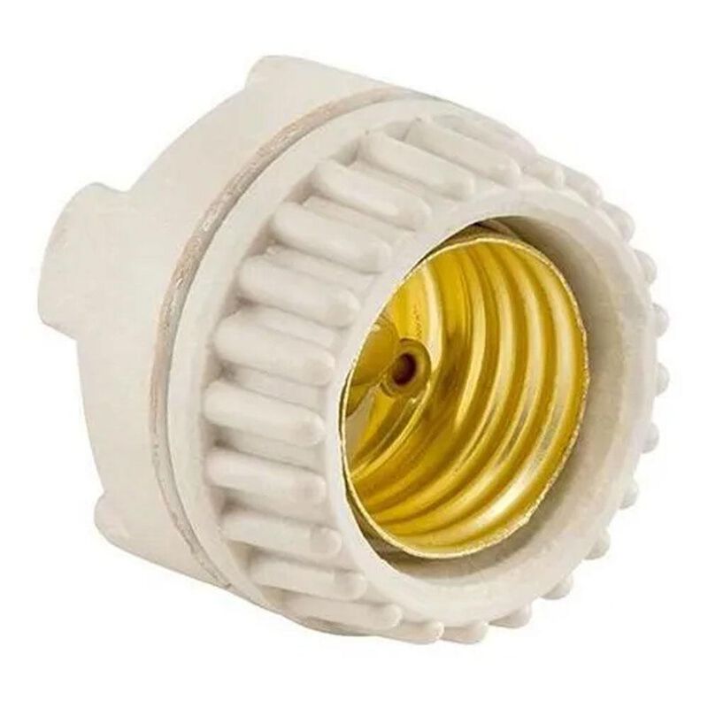 Portalámpara de porcelana para anuncio con casq... image number null