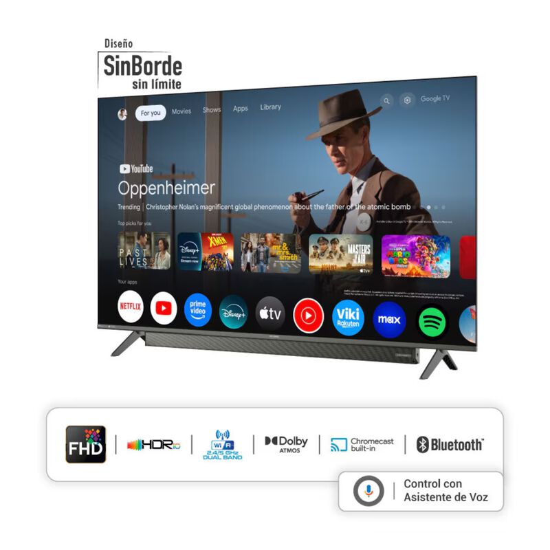 Pantalla Hyundai Hyled5028fg Smart Tv 50" Full ... image number null