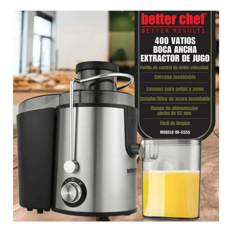 Extractor De Jugo Better Chef Para Frutas Y Ver... image number null