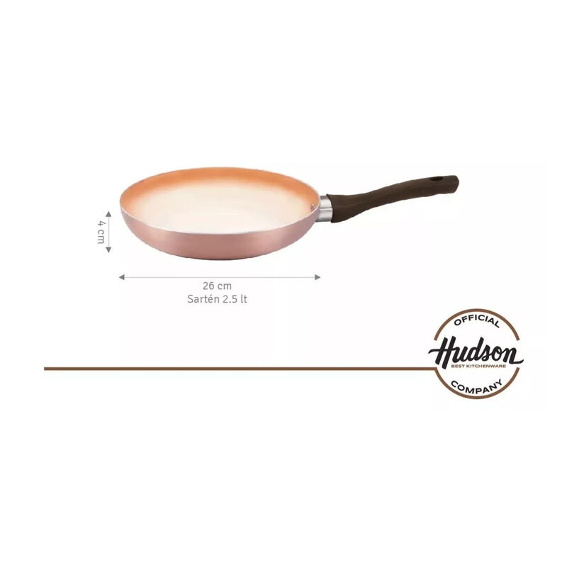 Sarten 26cm Aluminio Antiadherente Ceramica Hud... image number null