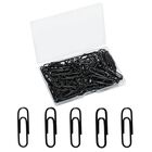 Sujetapapeles De Metal Negro 28 mm Pocoxll &ndash; 100 Unidades