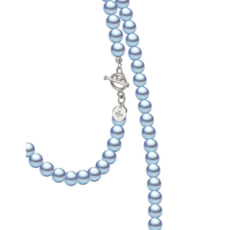 Collar de Mujer Plata .925 Perlas de Cristal Tr... image number null