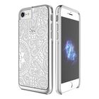 Funda PRODIGEE Show Lace para iPhone SE iPhone 8 Transparente Blanca