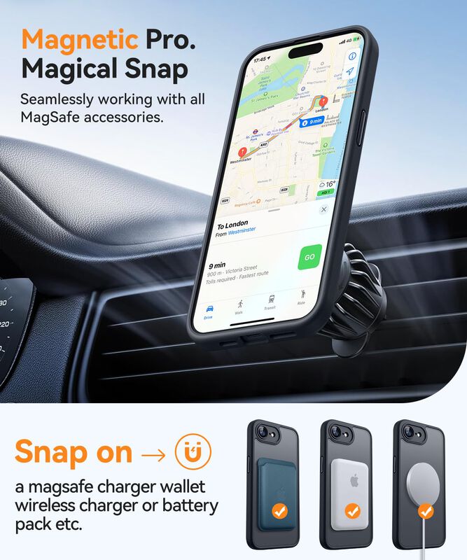 Funda Magn&eacute;tica Canshn Para Iphone 16e A Prueba... image number null