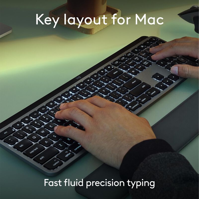 Teclado Inal&aacute;mbrico Logitech Mx Keys S Para Mac... image number null