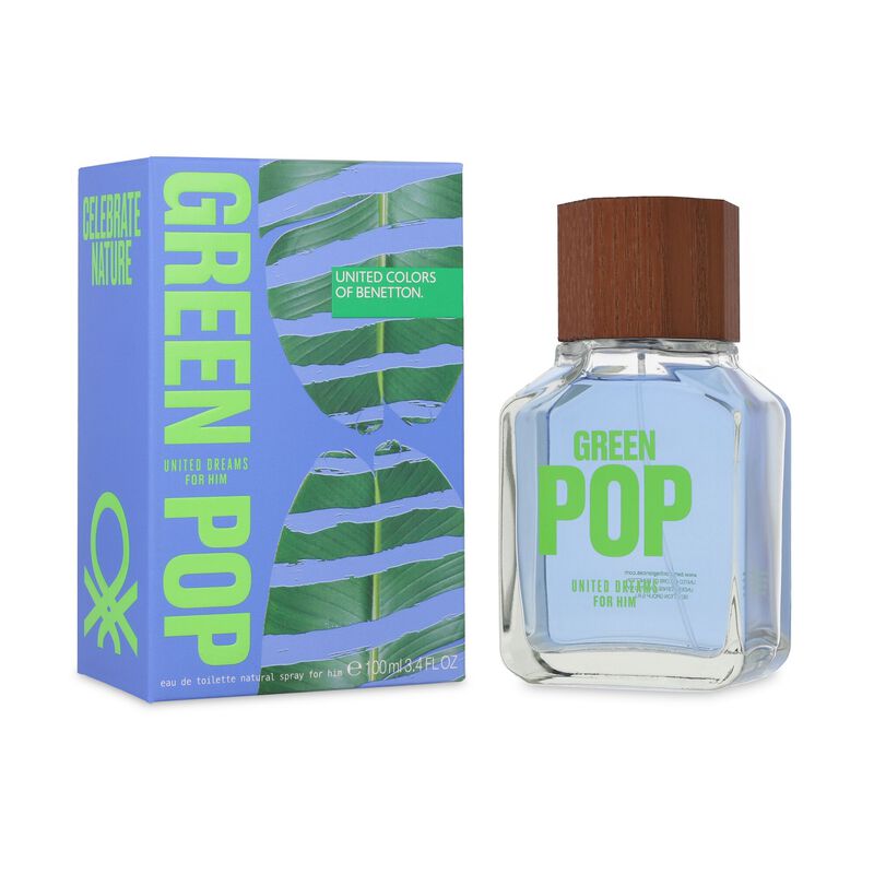 Benetton Green Pop 100ml Edt Spray image number null