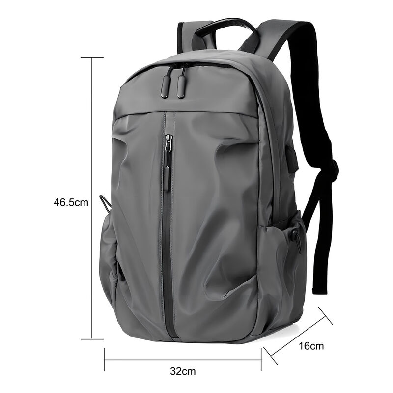 Mochila Escolar Gris Amplia image number null