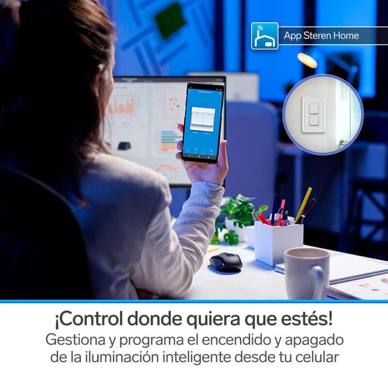 Apagador Wi-fi, Doble | Shome-116 image number null