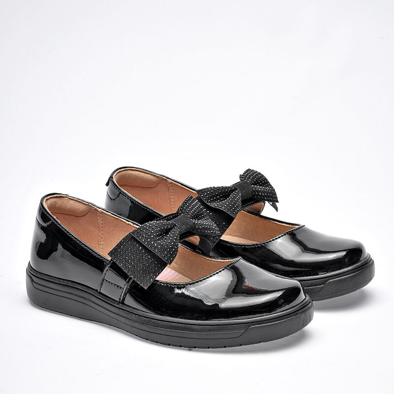 Yuyin Zapato para ni&ntilde;a. Negro charol image number null