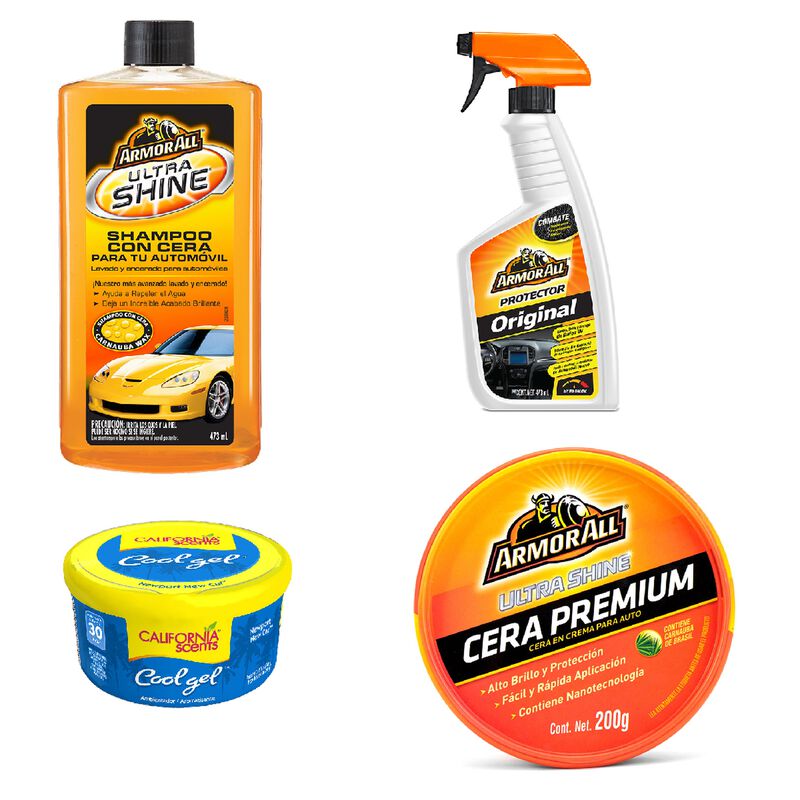Combo Coche Shampoo + Protector + Cera Para Ext... image number null