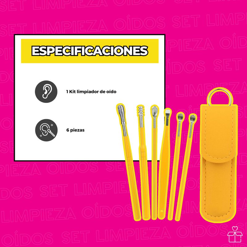 Set Herramientas Para Limpieza De O&iacute;dos image number null