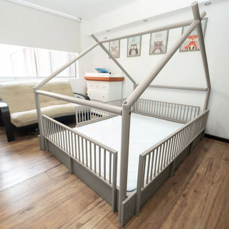 Matrimonial - Cama Chalet Montessori de Madera ... image number null