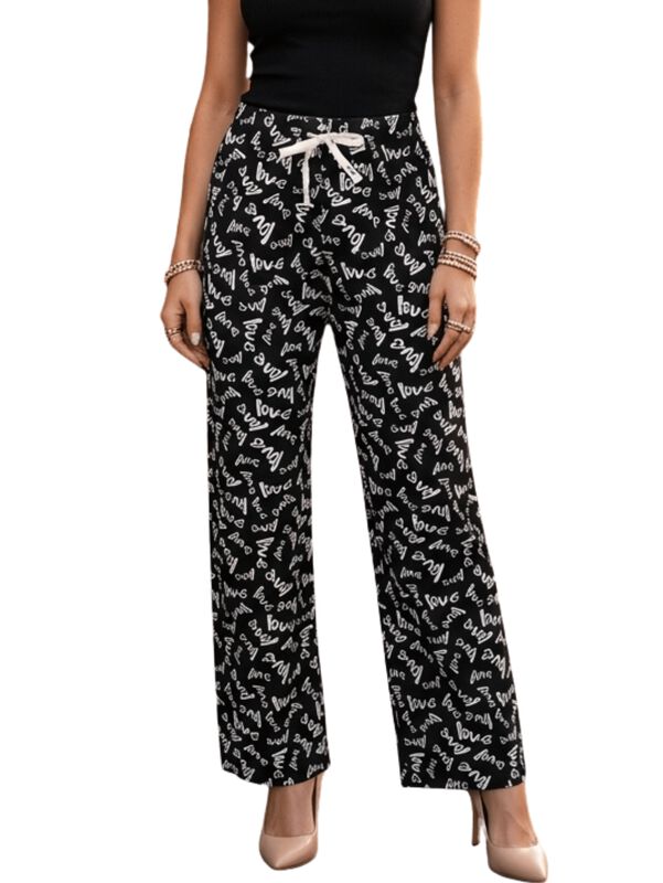 Pantalon De Mujer De Corte Ancho Malabis Panta-... image number null