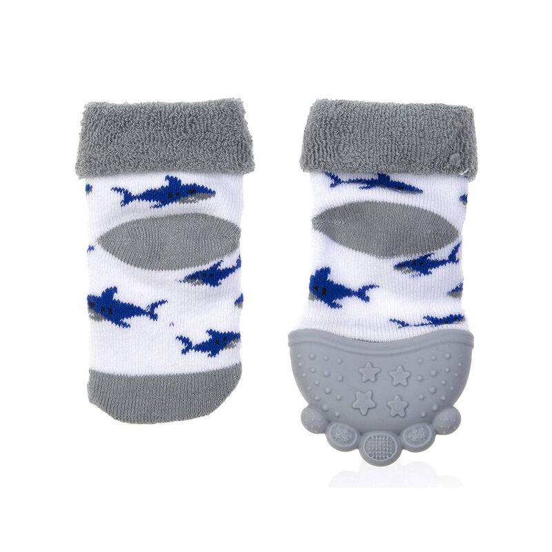 Calcet&iacute;n Con Mordedera Nuby Gris image number null