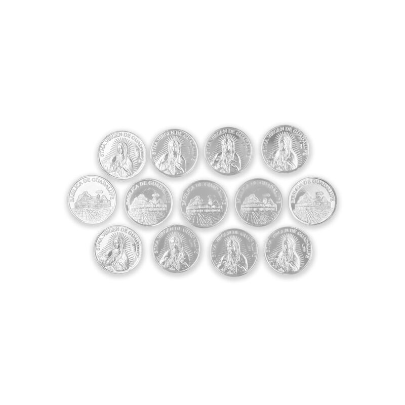 Arras De Virgen De Guadalupe Plata Platinada In... image number null
