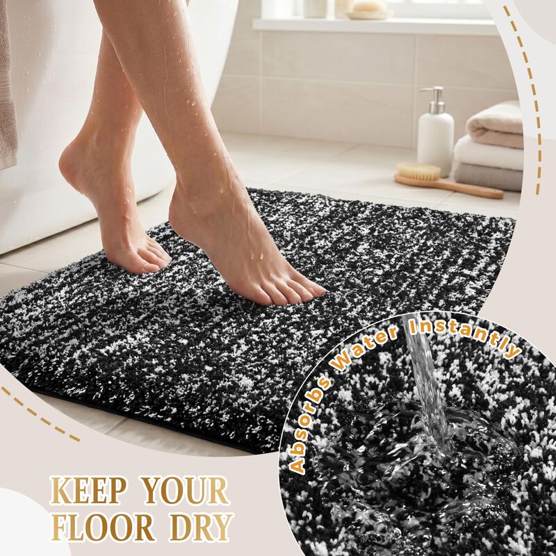 Alfombra De Ba&ntilde;o Yimobra 47 &times; 24 cm Lavable Y A... image number null