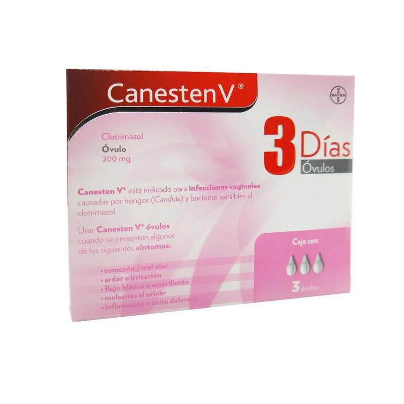 Canesten V 3 D&iacute;as 200 Mg 3 &Oacute;vulo image number null
