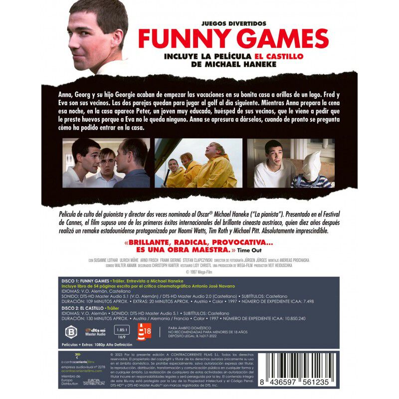 Funny Games (Juegos divertidos) [Blu-ray] image number null