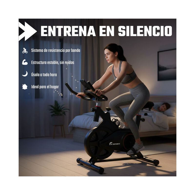 Bicicleta Fija Spinning Estatica 8kg Ejercicio ... image number null
