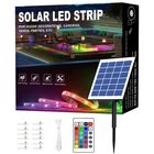 Tira De Luces Led Meewata 30 m Rgb Impermeable Con Energ&iacute;a Solar