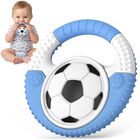 Mordedor De Silicona Con Dise&ntilde;o De F&uacute;tbol Para Beb&eacute;s A Partir De 3 Meses &ndash; Wovinda