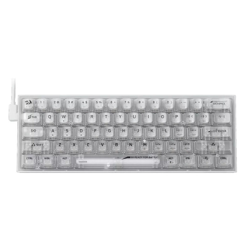 Teclado Gamer Mecánico Transparente con Ilumina... image number null