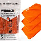 Pa&ntilde;o De Limpieza De Microfibra Whoosh! Paquete De 3 Para Tv, Coche, Ordenador