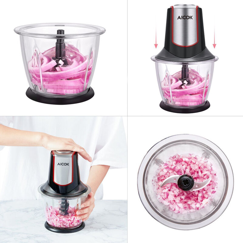 Procesador de Alimentos El&eacute;ctrico Aicok 1.2 Lit... image number null