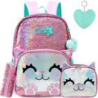 Mochila Meetbelify Con Forma De Gato Rosa Para Ni&ntilde;as De 6 A 12 A&ntilde;os O M&aacute;s