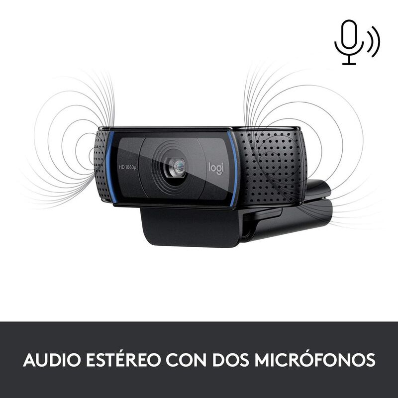 Logitech Webcam Hd Pro C920s con Micr&oacute;fono Full... image number null
