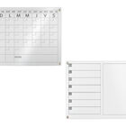 Juego de 2 Pizarrones Magn&eacute;ticos Transparentes 30 x 40 cm para Organizaci&oacute;n, Bluelander