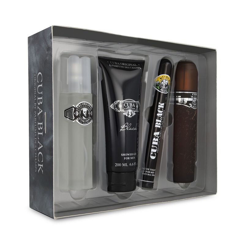 Set Cuba Black For Men 4pzs, fragancia 100ml Ed... image number null