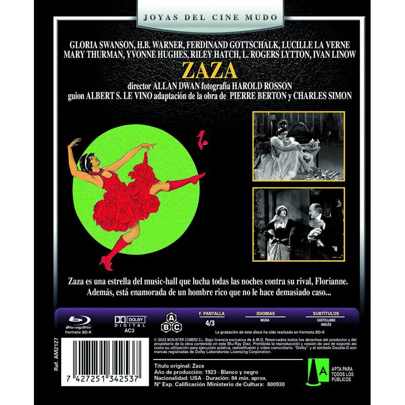 Zaza (BD-R) (Blu-ray) [Blu-ray] image number null