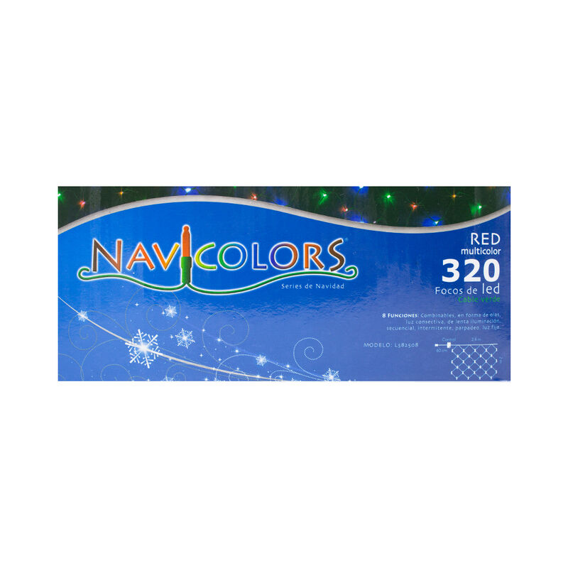 Serie tipo Red Luces LED Multicolor 320 focos c... image number null