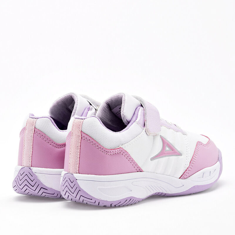 Pirma Tenis Para Preescolar Ni&ntilde;a Blanco Rosa Li... image number null
